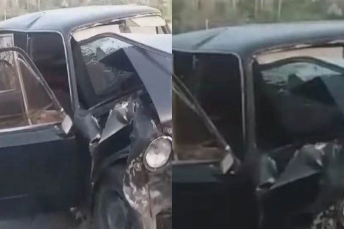 На магистрали Нахчыван - Шахбуз произошла авария: есть пострадавший - ФОТО